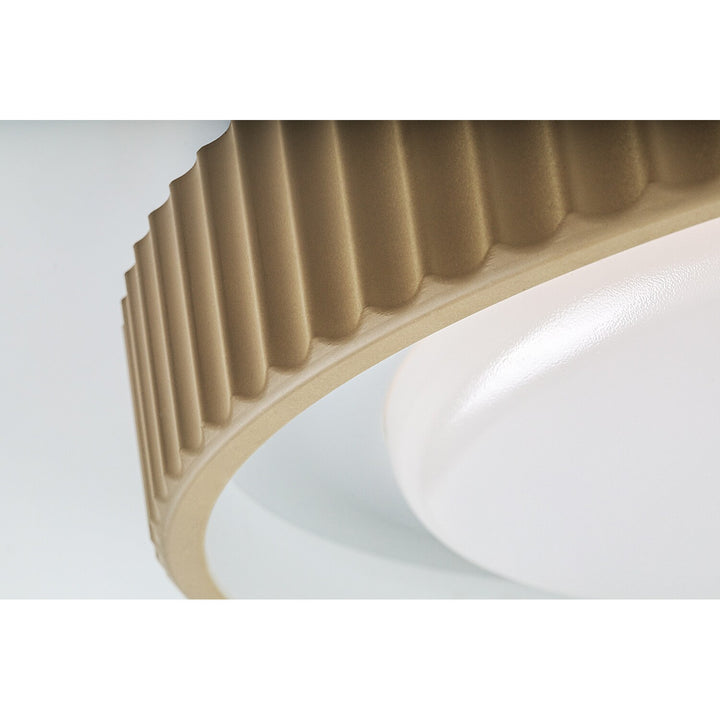 Pastello LED-lampa 48 W IP20, gråbeige, 3000–6500 K, minnesfunktion med fjärrkontroll, timerfunktion, nattlampefunktion, 71345