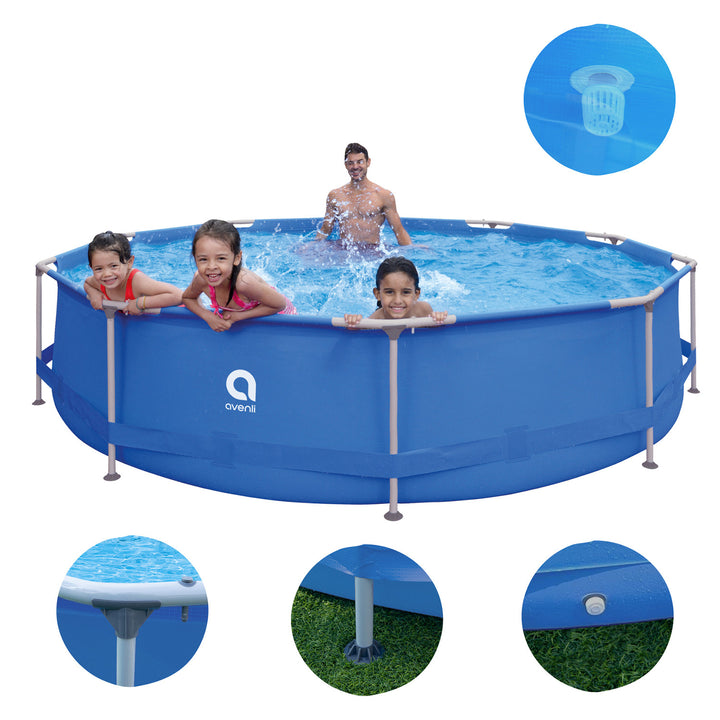 AVENLI rund ram-pool 366x76, set med en volym på 6125 l
