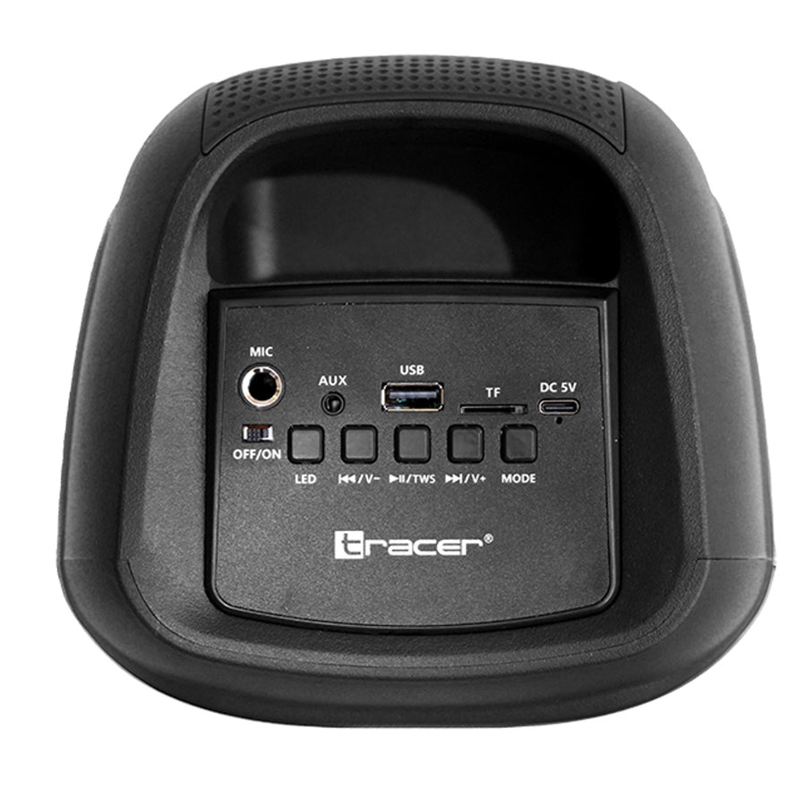 Tracer trådlös högtalare, Bluetooth 5.0, RMS-effekt 20 W, karaokeläge, mikrofon, Powervox P2 TWS