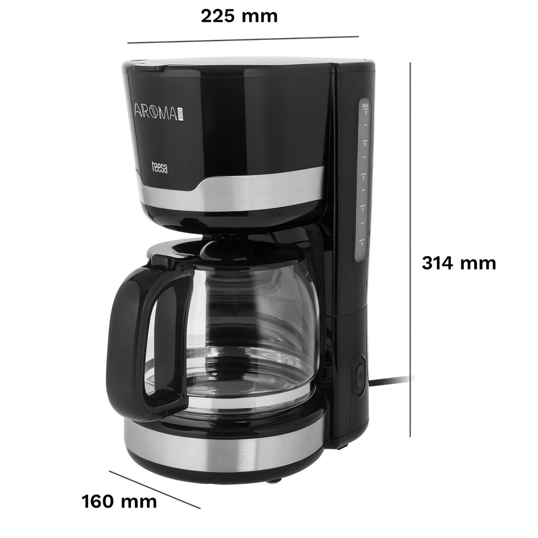 Teesa AROMA 100 kaffebryggare med genomströmning, 1,5 l, effekt 1000 W
