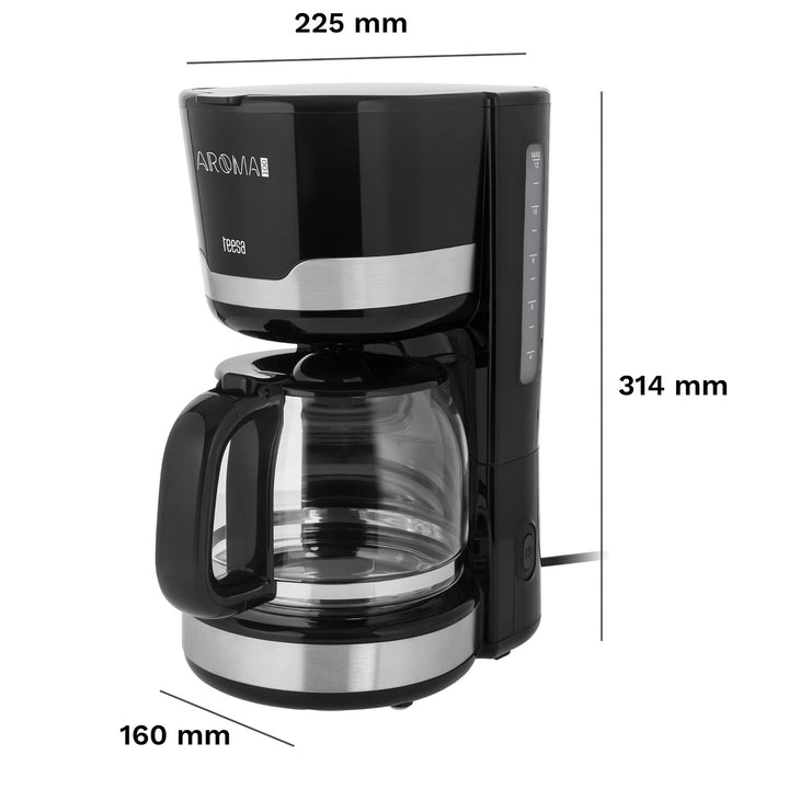 Teesa AROMA 100 kaffebryggare med genomströmning, 1,5 l, effekt 1000 W