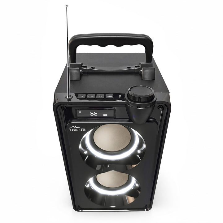 Bärbar Bluetooth-högtalare OVERBOX MT3186, FM-radio, stöd för SD-kort och USB, RMS-effekt 30 W, Mediatech