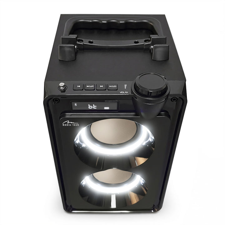 Bärbar Bluetooth-högtalare OVERBOX MT3186, FM-radio, stöd för SD-kort och USB, RMS-effekt 30 W, Mediatech