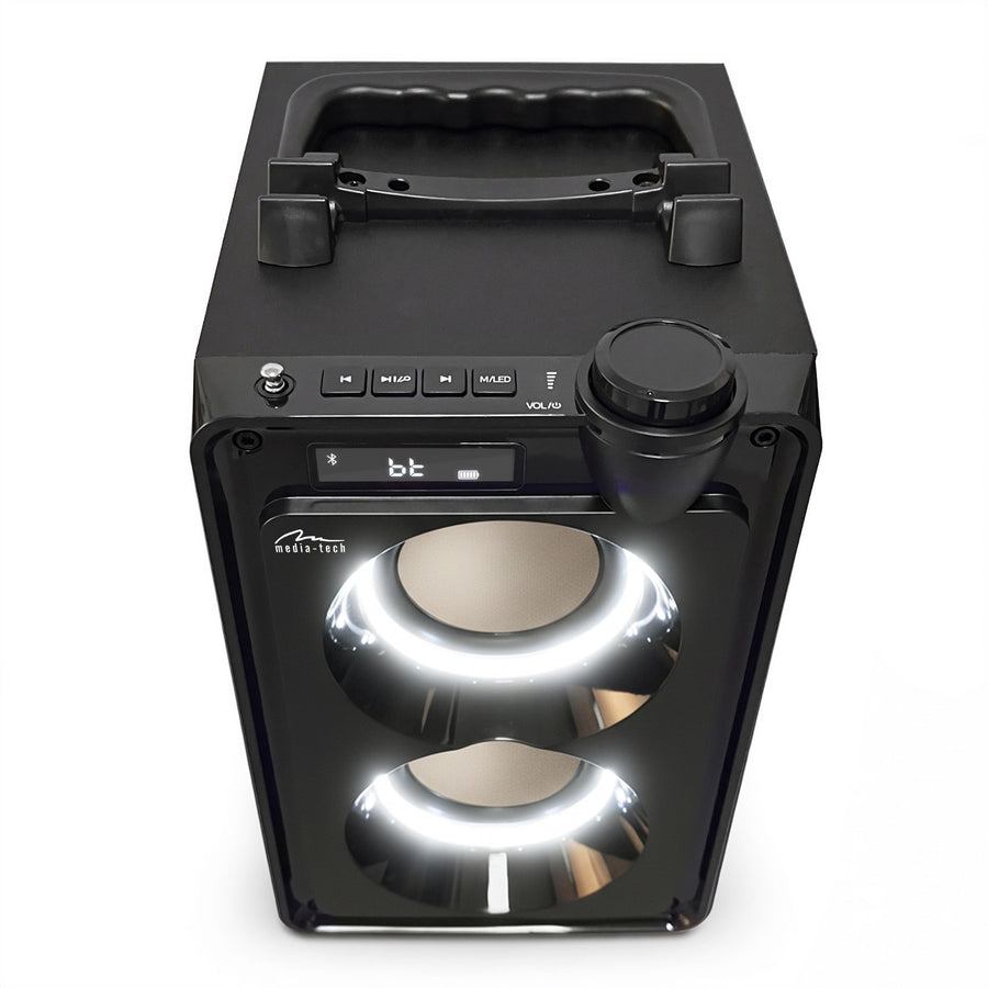 Bärbar Bluetooth-högtalare OVERBOX MT3186, FM-radio, stöd för SD-kort och USB, RMS-effekt 30 W, Mediatech