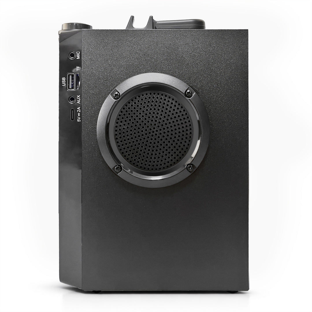 Bärbar Bluetooth-högtalare OVERBOX MT3186, FM-radio, stöd för SD-kort och USB, RMS-effekt 30 W, Mediatech