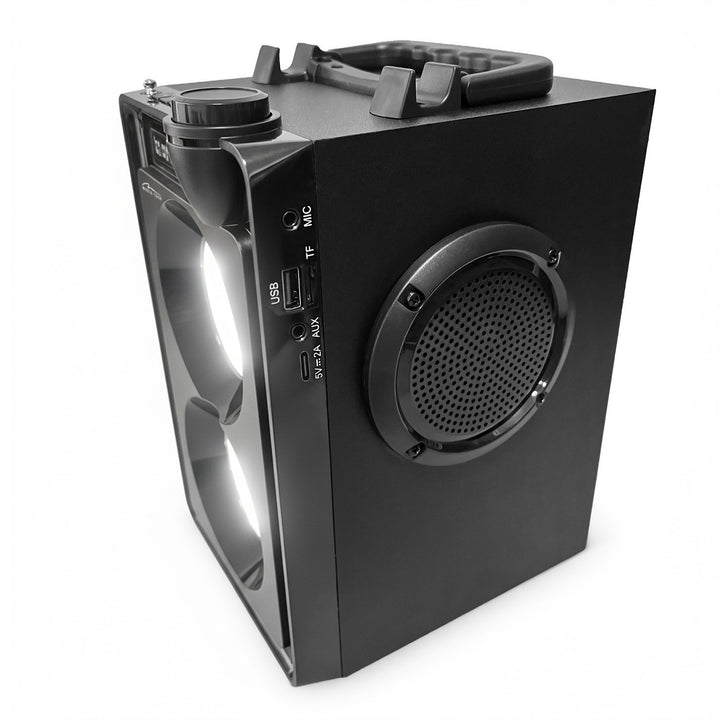 Bärbar Bluetooth-högtalare OVERBOX MT3186, FM-radio, stöd för SD-kort och USB, RMS-effekt 30 W, Mediatech