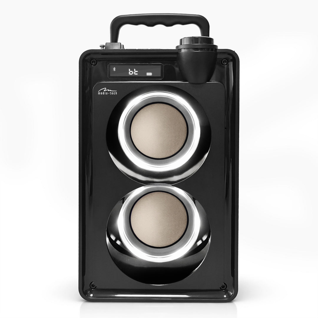 Bärbar Bluetooth-högtalare OVERBOX MT3186, FM-radio, stöd för SD-kort och USB, RMS-effekt 30 W, Mediatech