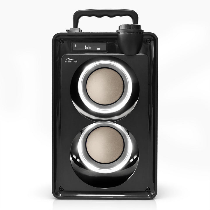 Bärbar Bluetooth-högtalare OVERBOX MT3186, FM-radio, stöd för SD-kort och USB, RMS-effekt 30 W, Mediatech
