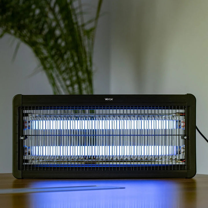 Insektslampa mot myggor, flugor och nattfjärilar, elektrisk fälla, UV, 30 W, Vayox