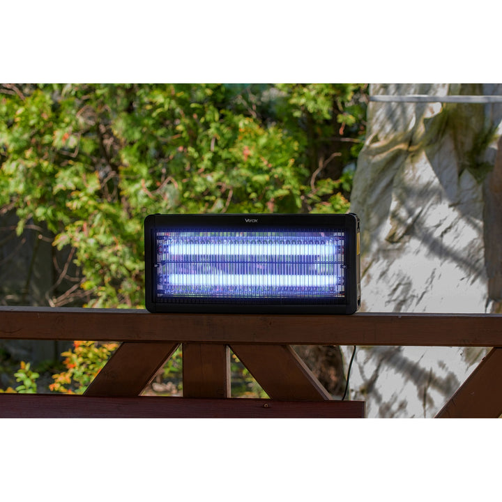 Insektslampa mot myggor, flugor och nattfjärilar, elektrisk fälla, UV, 30 W, Vayox