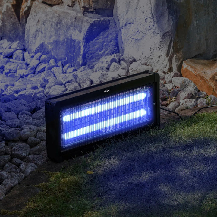 Insektslampa mot myggor, flugor och nattfjärilar, elektrisk fälla, UV, 30 W, Vayox
