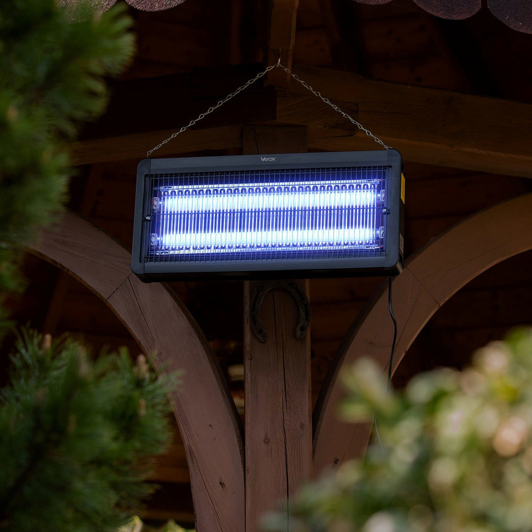 Insektslampa mot myggor, flugor och nattfjärilar, elektrisk fälla, UV, 30 W, Vayox