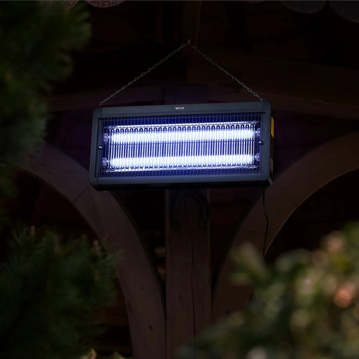 Insektslampa mot myggor, flugor och nattfjärilar, elektrisk fälla, UV, 30 W, Vayox