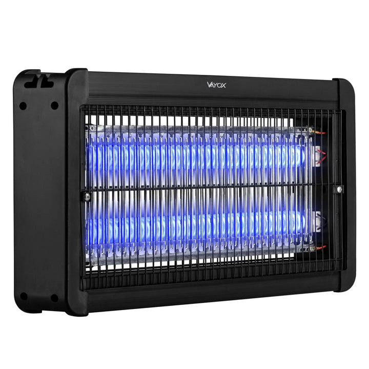 Insektslampa mot myggor, flugor och nattfjärilar, elektrisk fälla, UV, 30 W, Vayox