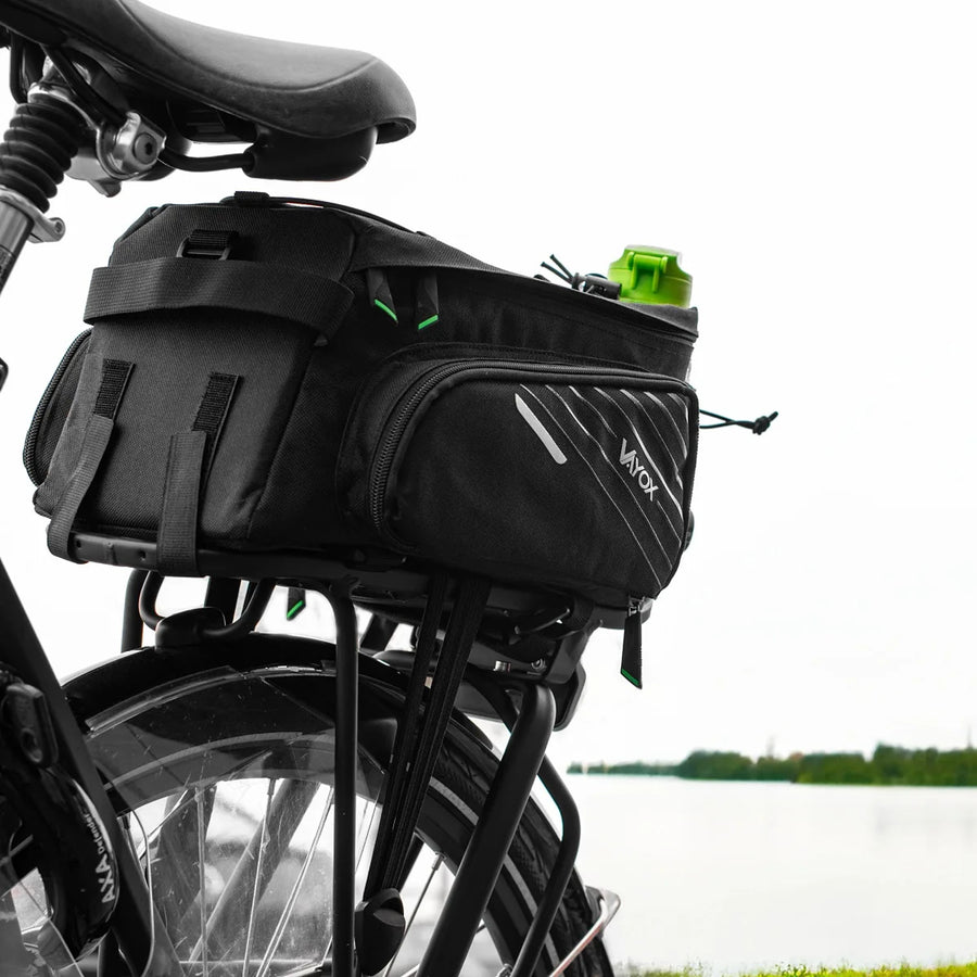Väska, cykelväska för pakethållare, bakre, volym 12 l, vattentät, Vayox