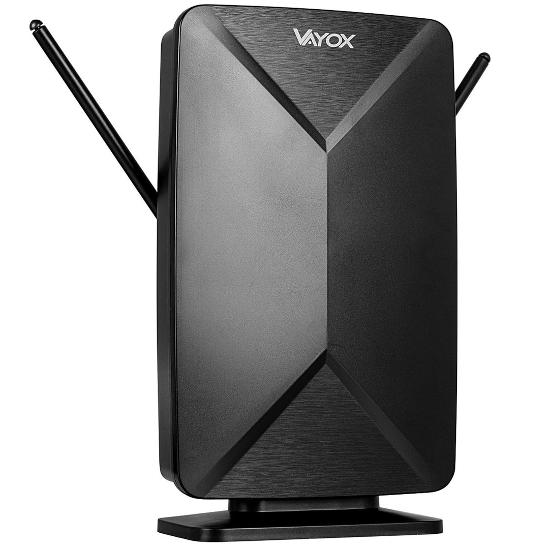 Aktiv antenn, för rummet, inomhus, utomhus, DVB-T2, markbunden 4K-TV, Vayox