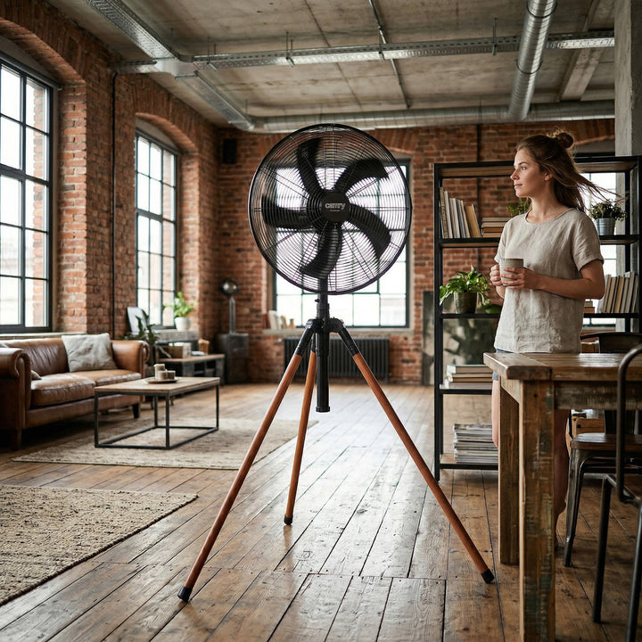 Stativfläkt Loft 40 cm / 16”, höjd 119–132 cm, CR 7329, Camry