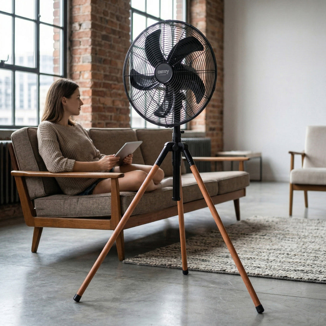 Stativfläkt Loft 40 cm / 16”, höjd 119–132 cm, CR 7329, Camry