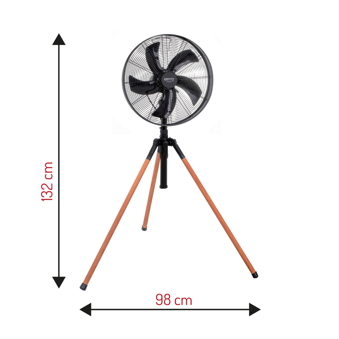 Stativfläkt Loft 40 cm / 16”, höjd 119–132 cm, CR 7329, Camry
