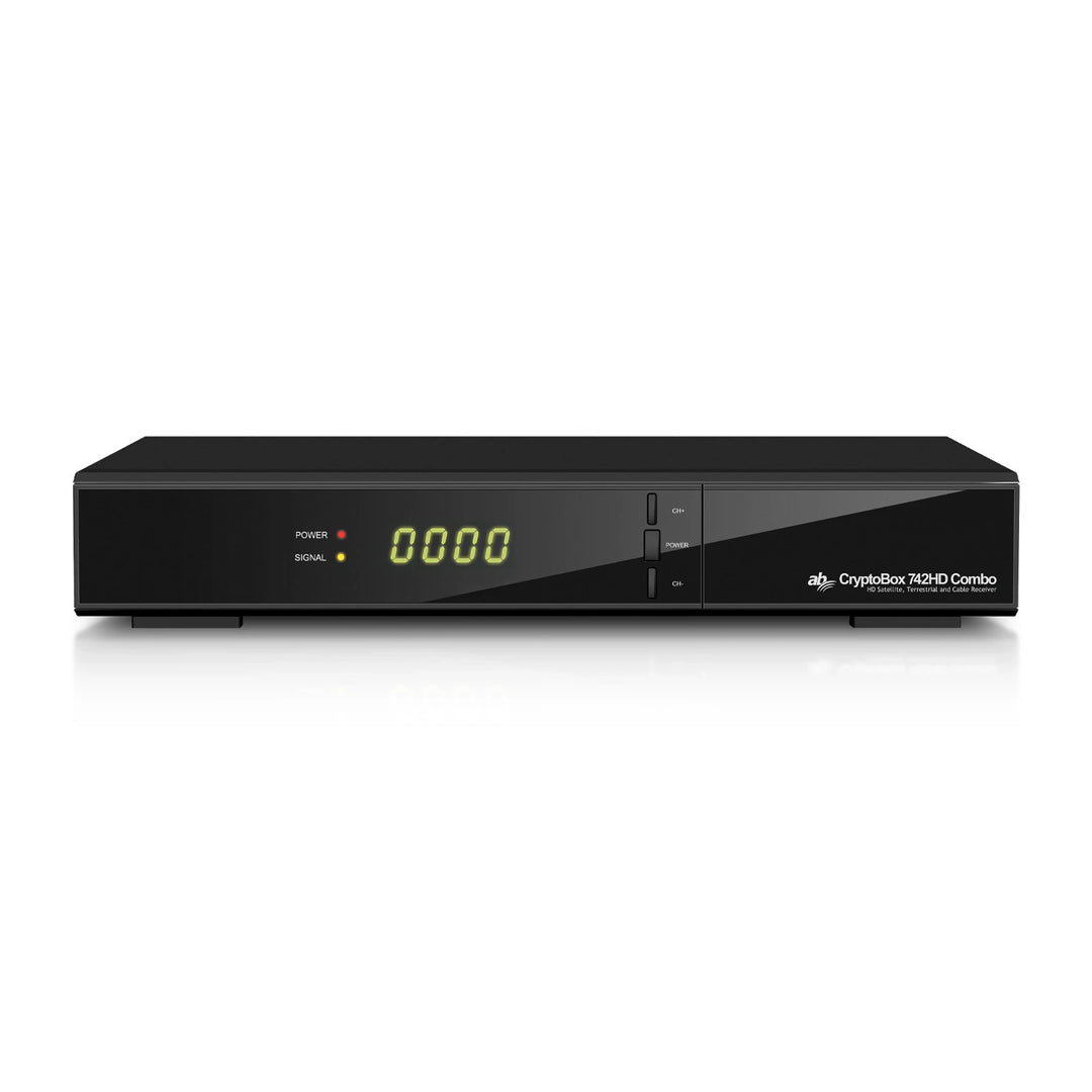 AB CryptoBox 742HD Combo DVB-T2/S2/C Full HD-mottagare