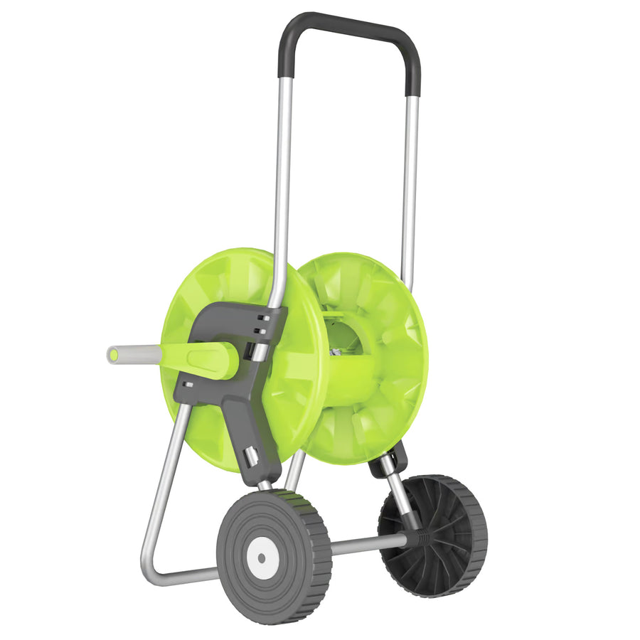 Cellfast trädgårdsslang, PROFESSIONAL 3/4" 20 m + Cellfast Economic slangvagn 1/2" 45 m + Set med rak sprinkler 3/4" IDEAL