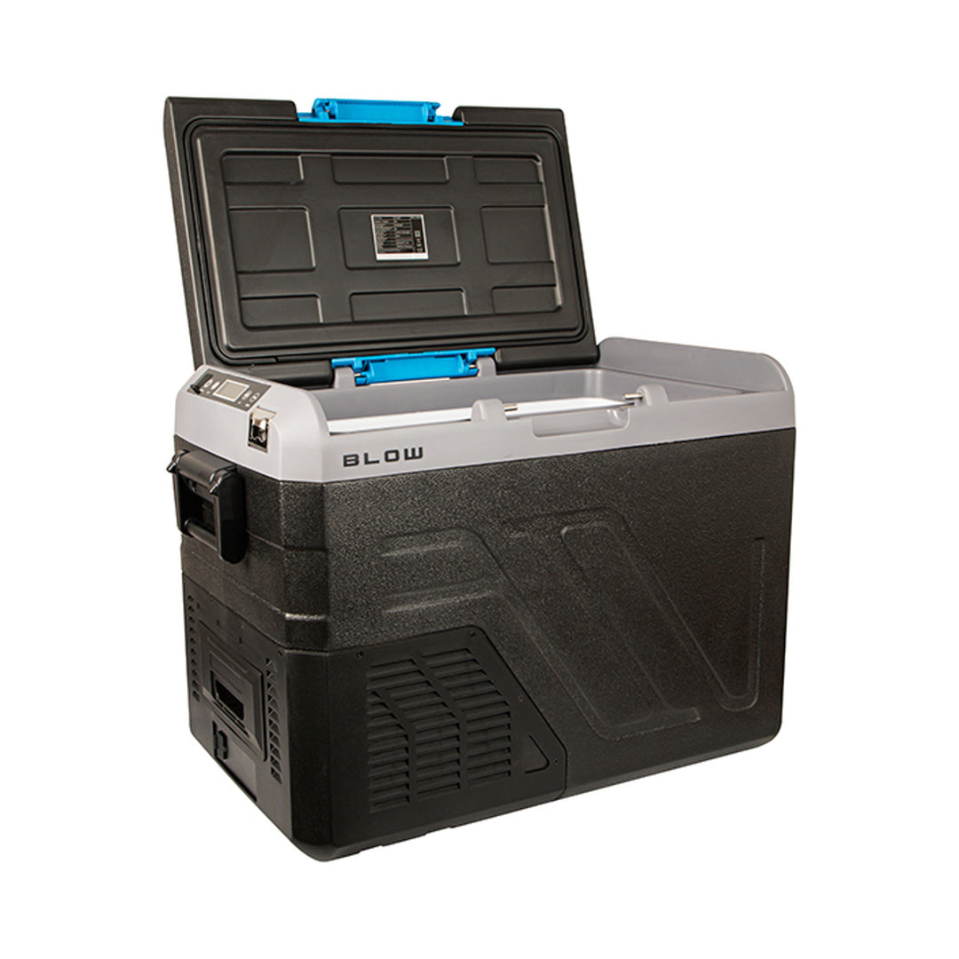 Blow kompressordriven bilkylbox för fritidsbruk, volym 35 liter, pekskärmskontrollpanel, 12 V, 24 V och 230 V, USB-C-uttag, 44-208#