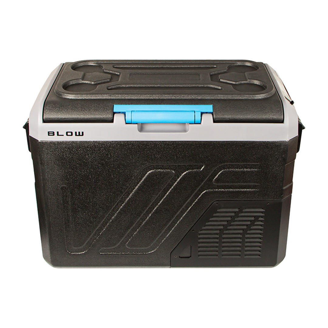 Blow kompressordriven bilkylbox för fritidsbruk, volym 35 liter, pekskärmskontrollpanel, 12 V, 24 V och 230 V, USB-C-uttag, 44-208#