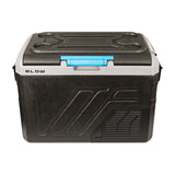 Blow kompressordriven bilkylbox för fritidsbruk, volym 35 liter, pekskärmskontrollpanel, 12 V, 24 V och 230 V, USB-C-uttag, 44-208#
