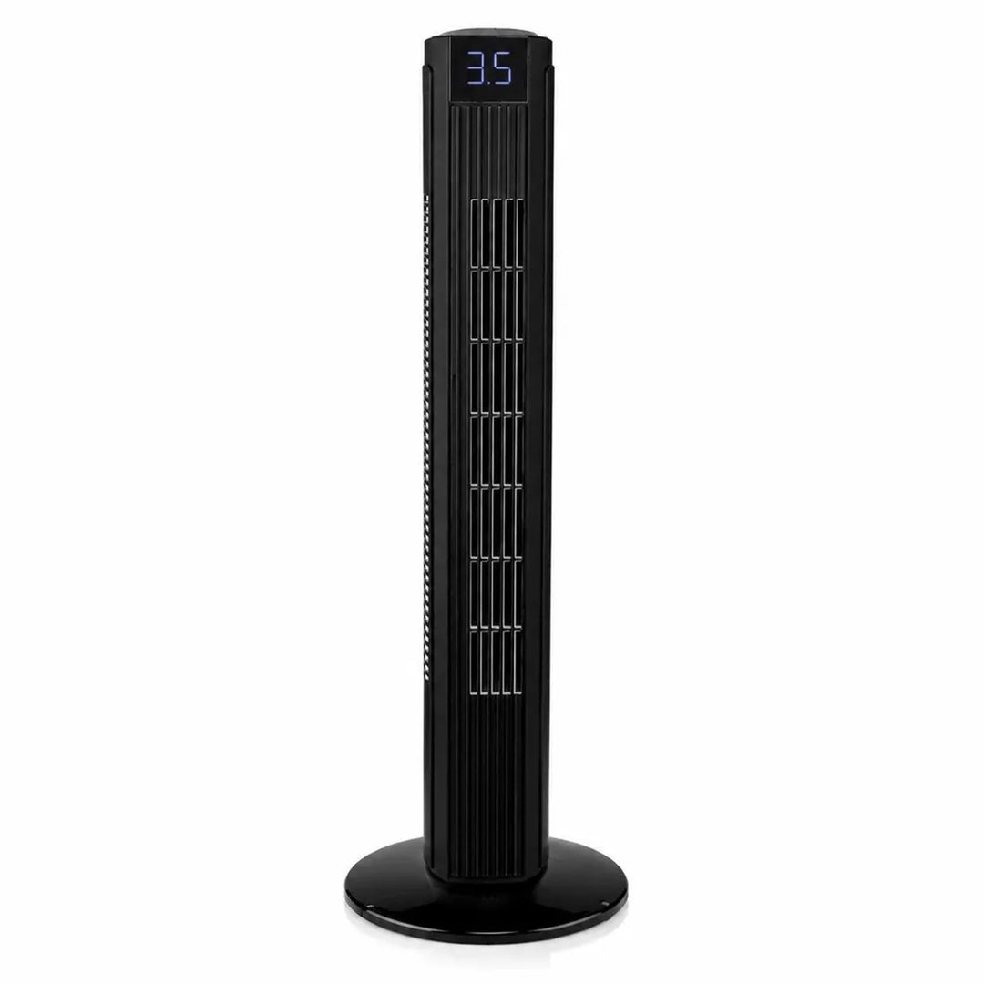 LTC-kolumnfläkt, stor display, inbyggd timer, flera driftslägen, fjärrkontroll med räckvidd upp till 16 m, effekt 45 W, LXWT28