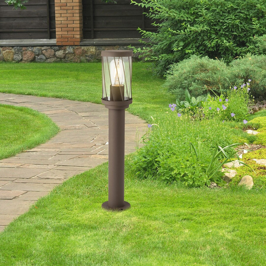 Rabalux Budapest trädgårdsstativlampa, IP44, färg: brun, E27-gänga, max 40 W, 8889, 2 stycken
