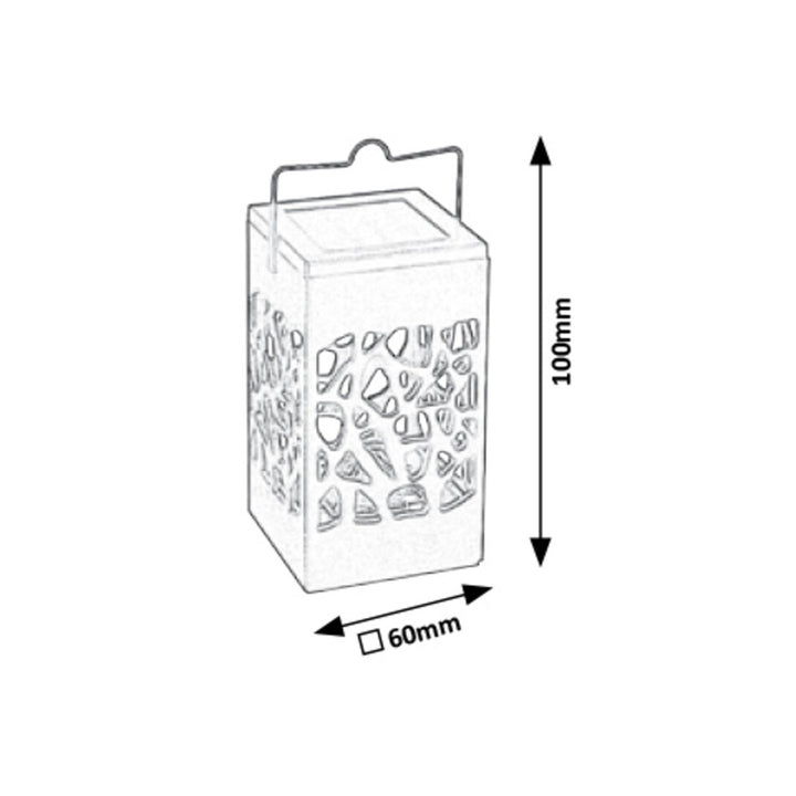 Mora solcellslampa, 1 lm, skyddsklass IP23, färg svart, LED 0,07 W, 8948, 2 stycken