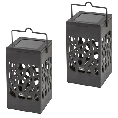 Mora solcellslampa, 1 lm, skyddsklass IP23, färg svart, LED 0,07 W, 8948, 2 stycken