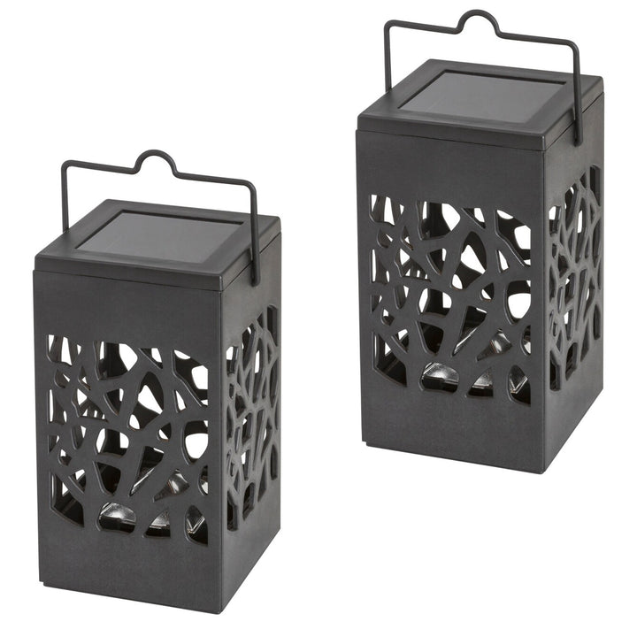 Mora solcellslampa, 1 lm, skyddsklass IP23, färg svart, LED 0,07 W, 8948, 2 stycken