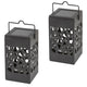 Mora solcellslampa, 1 lm, skyddsklass IP23, färg svart, LED 0,07 W, 8948, 2 stycken