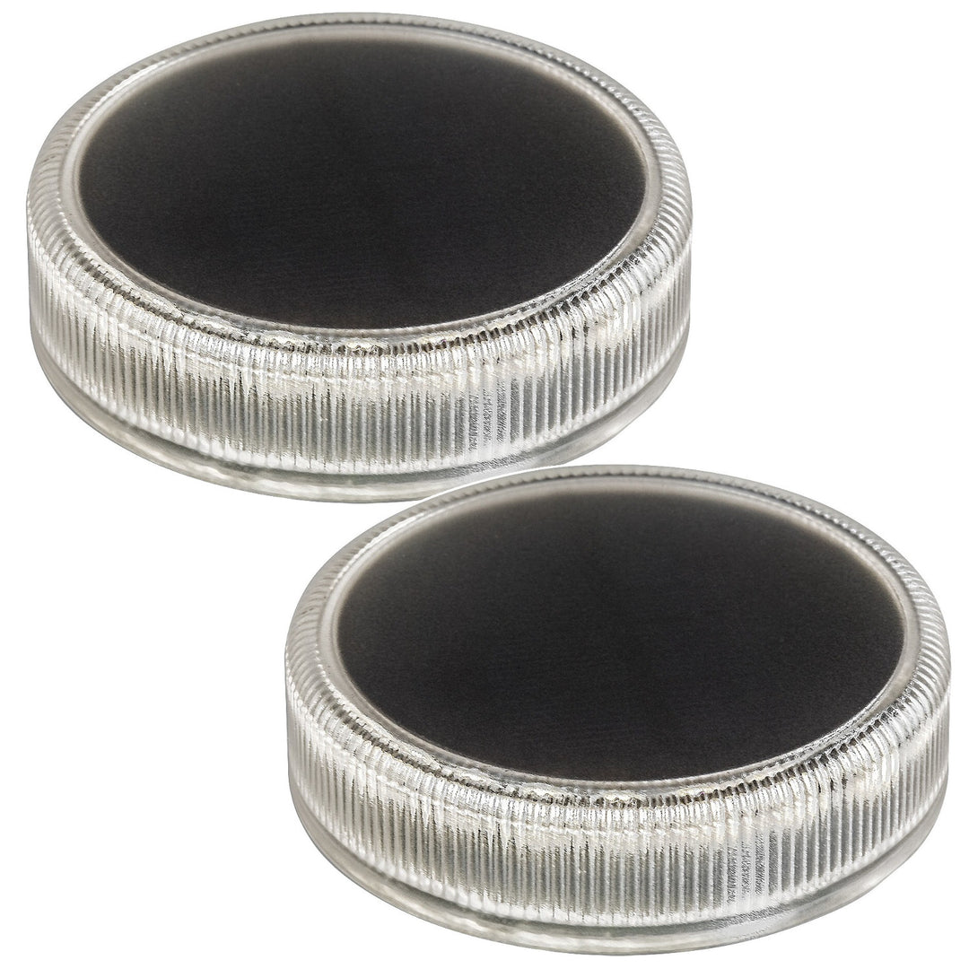 Trillo LED-solcellslampa 0,3 W, skymningssensor, transparent, IP65, K 4000, 77175, 2 stycken