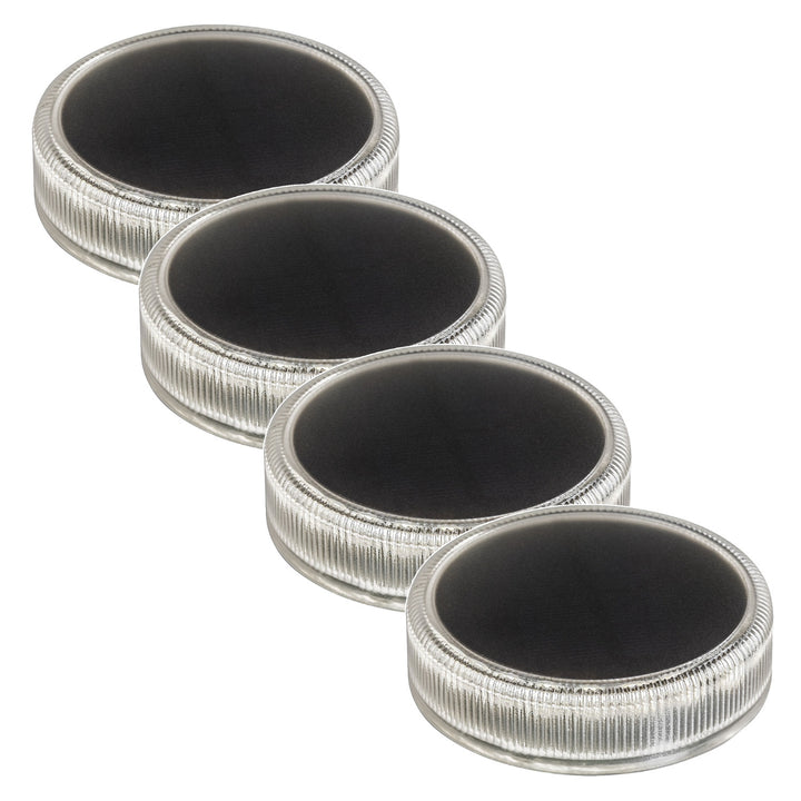 Trillo LED-solcellslampa 0,3 W, skymningssensor, transparent, IP65, K 4000, 77175, 4 stycken