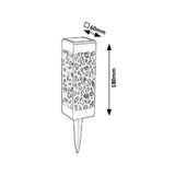 Mora solcellslampa, 2 lm, skyddsklass IP23, färg: svart, LED 0,16 W, 8949, 2 stycken
