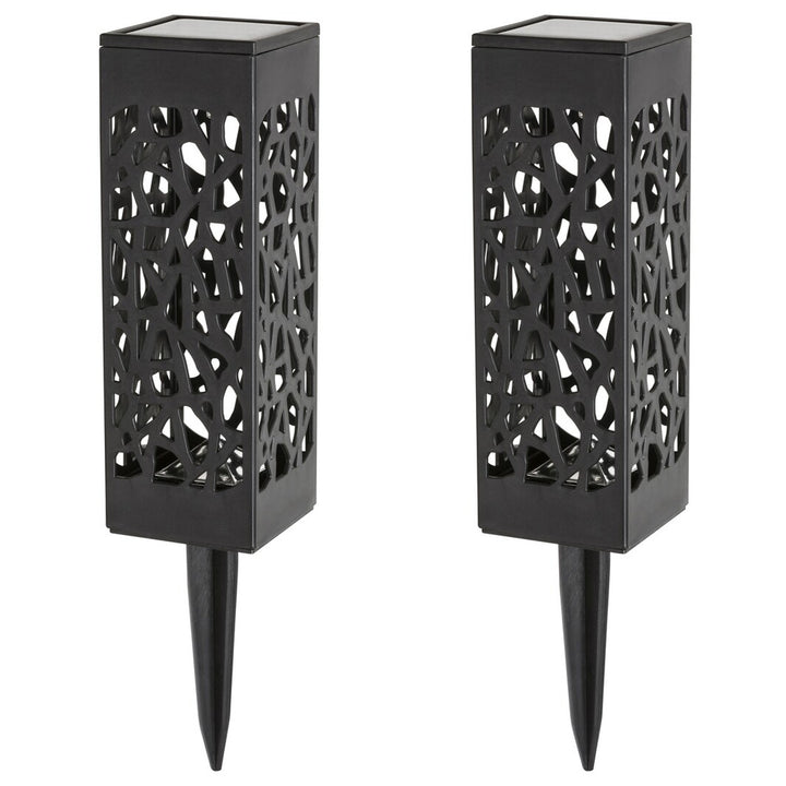 Mora solcellslampa, 2 lm, skyddsklass IP23, färg: svart, LED 0,16 W, 8949, 2 stycken