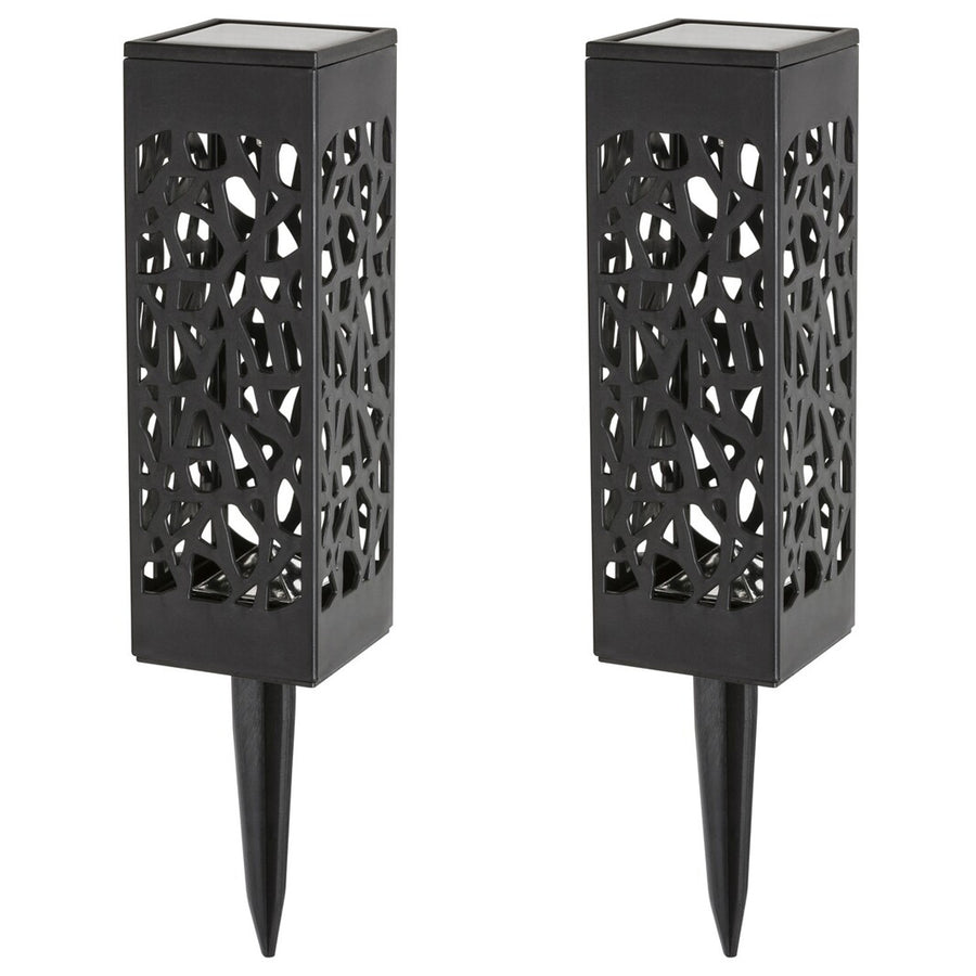 Mora solcellslampa, 2 lm, skyddsklass IP23, färg: svart, LED 0,16 W, 8949, 2 stycken