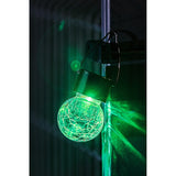 Rabalux Yola solcellslampa, 1 lm, IP44, färg: satinkrom, LED 0,06 W, 7850, 2 stycken
