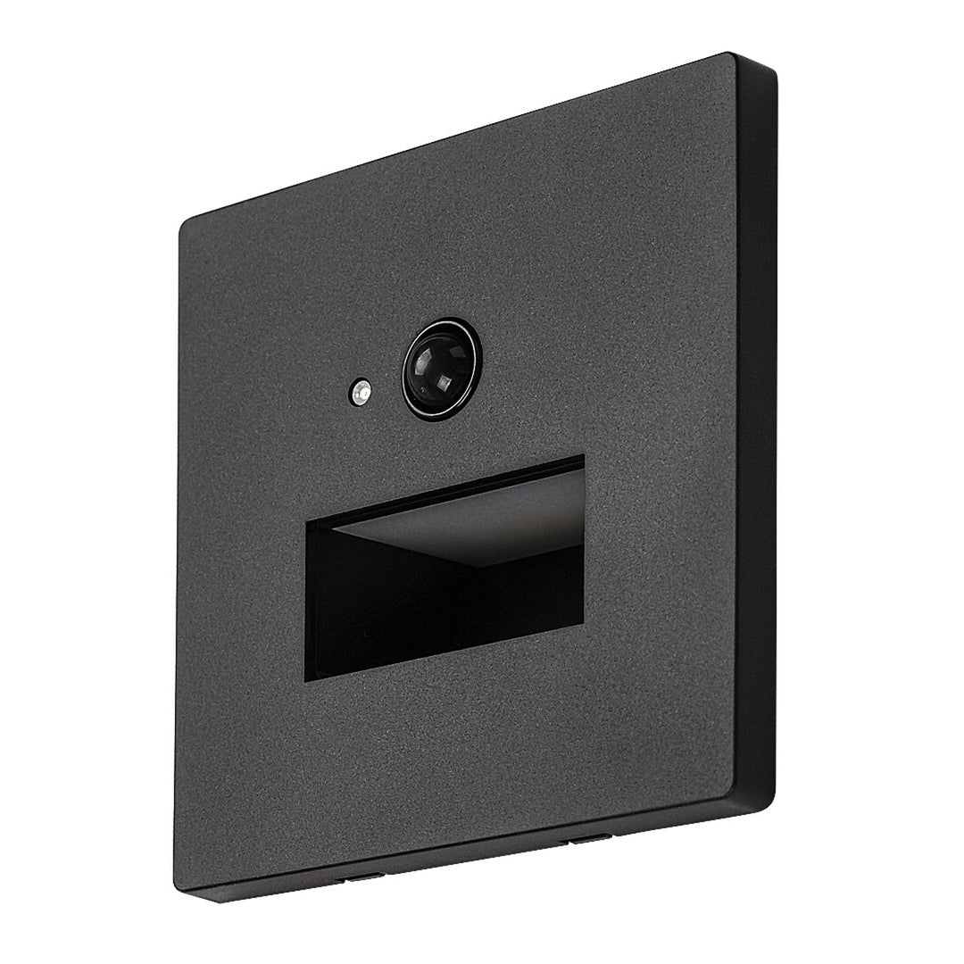 Lunca LED-lampa 1 W IP20 svart 3000, 4500, 6500 K rörelsesensor, ljussensor, 77197, 4 stycken