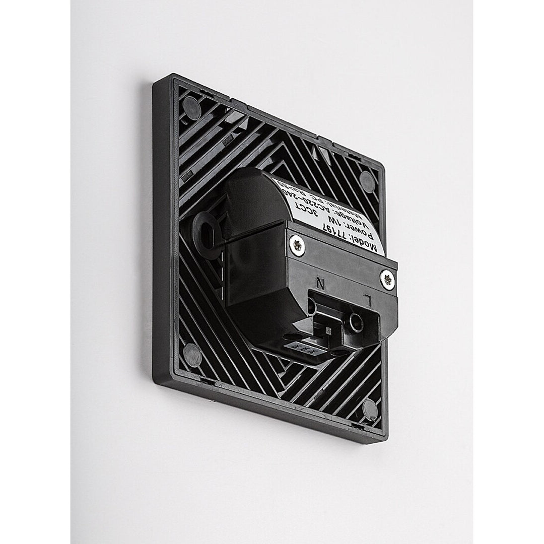 Lunca LED-lampa 1 W IP20 svart 3000, 4500, 6500 K rörelsesensor, ljussensor, 77197, 4 stycken