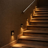 Lunca LED-lampa 1 W IP20 svart 3000, 4500, 6500 K rörelsesensor, ljussensor, 77197, 4 stycken