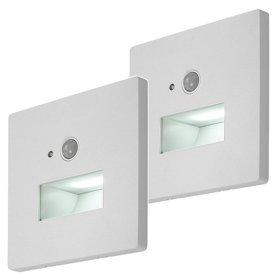 Lunca LED-lampa 1 W IP20 vit 3000, 4500, 6500 K rörelsesensor, ljussensor, 77198, 2 stycken