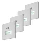 Lunca LED-lampa 1 W IP20 vit 3000, 4500, 6500 K rörelsesensor, ljussensor, 77198, 4 stycken