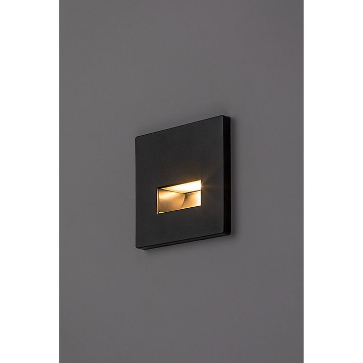 Lunca LED-lampa 1 W, IP20, svart, justerbar ljusfärg 3000, 4500, 6500 K, 77195, 2 stycken