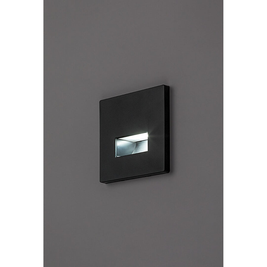 Lunca LED-lampa 1 W, IP20, svart, justerbar ljusfärg 3000, 4500, 6500 K, 77195, 4 stycken