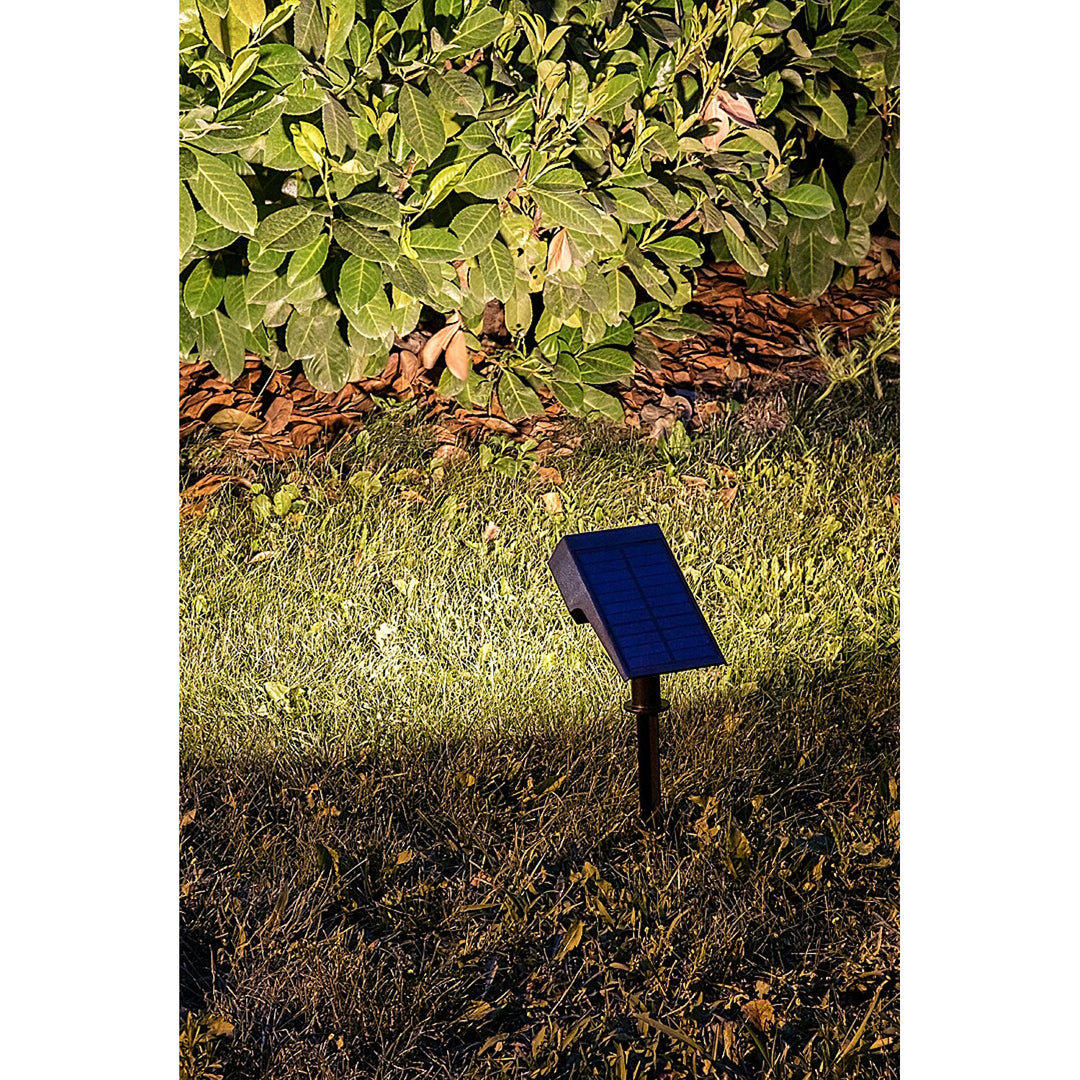 Rabalux Nantes solcellslampa, 50 LM IP65, svart, LED 0,5 W, 77088, 2 stycken