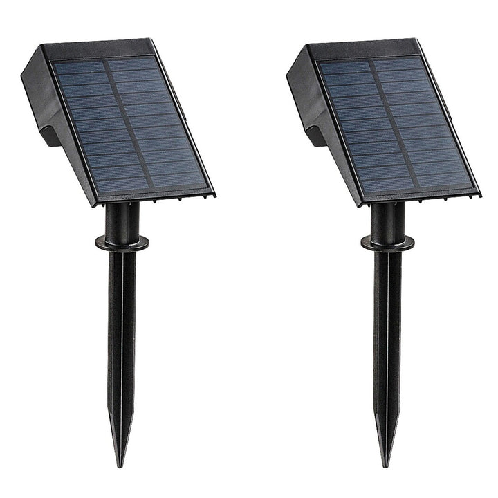 Rabalux Nantes solcellslampa, 50 LM IP65, svart, LED 0,5 W, 77088, 2 stycken