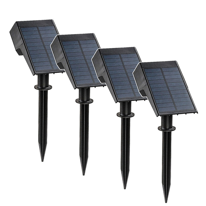 Rabalux Nantes solcellslampa, 50 LM IP65, svart, LED 0,5 W, 77088, 4 stycken
